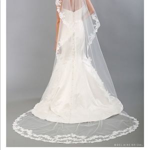 Lightly Beaded Venise Lace Cathedral